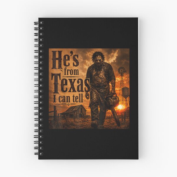 Item preview, He's From Texas I Can Tell Vintage The Texas Chain Saw Horror designed and sold by OddPopARt.