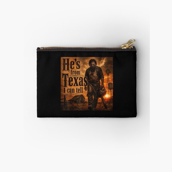 Item preview, He's From Texas I Can Tell Vintage The Texas Chain Saw Horror designed and sold by OddPopARt.