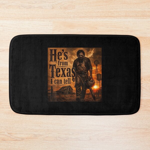 Item preview, He's From Texas I Can Tell Vintage The Texas Chain Saw Horror designed and sold by OddPopARt.