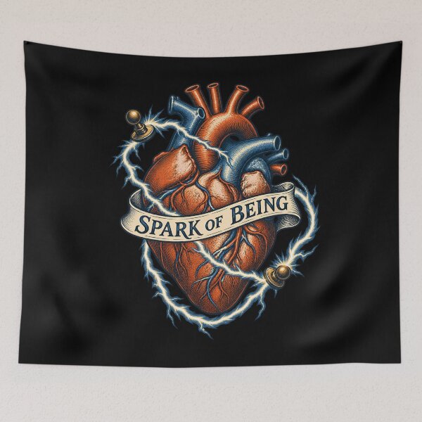Item preview, Frankenstein Spark of Being Electric Heart designed and sold by Fenay Designs.