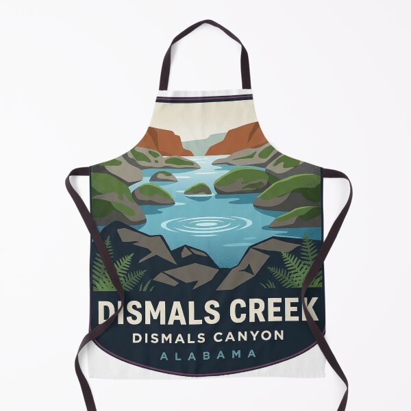 Item preview, Dismals Creek Mossy Boulders Alabama Canyon Sticker designed and sold by DetourDgn.