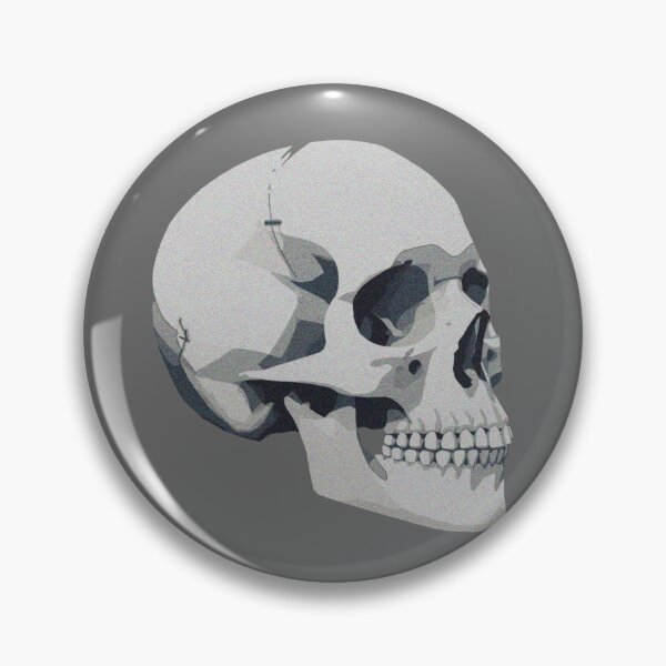 Item preview, simple noisy skull designed and sold by YoskeStudio.
