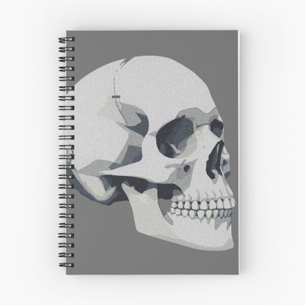 Item preview, simple noisy skull designed and sold by YoskeStudio.