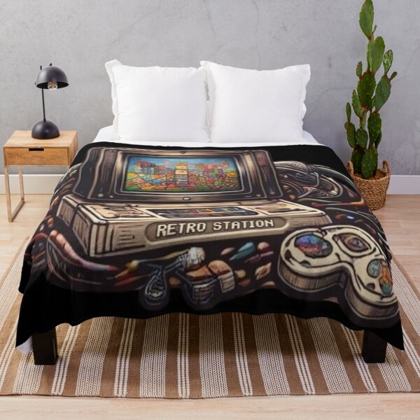 Item preview, Retro Station Cyberpunk Gaming Console Vintage Aesthetic designed and sold by FABIOLA1970.