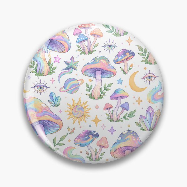 Item preview, Pastel Cosmic Magic Mushroom Duo designed and sold by Skyrocketz.