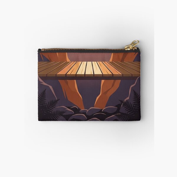 Item preview, Dismals Canyon Footbridge Alabama Sunset Travel Sticker designed and sold by DetourDgn.