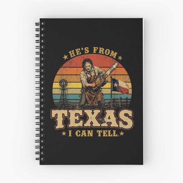 Item preview, He's From Texas I Can Tell Vintage The Texas Chain Horror Halloween designed and sold by OddPopARt.