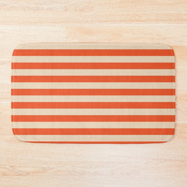 Item preview, Retro Orange Horizontal Stripe Pattern designed and sold by jianina-alondra.