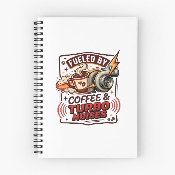 Item preview, Fueled by Coffee and Turbo Noises Funny Car Enthusiast Graphic designed and sold by eihabo.