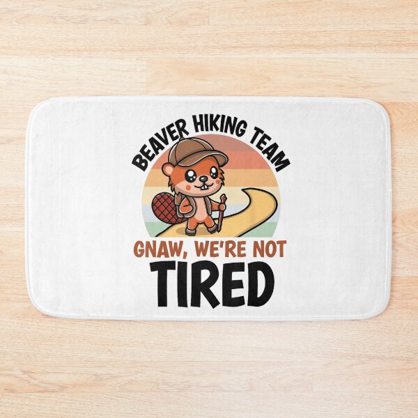 Item preview, Beaver Hiking Team Funny Outdoor Animal Pun designed and sold by NoeValdric.