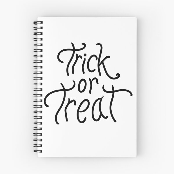 Item preview, Trick or Treat Halloween Calligraphy — Spooky Hand Lettered Typography designed and sold by LYAN-STORE.