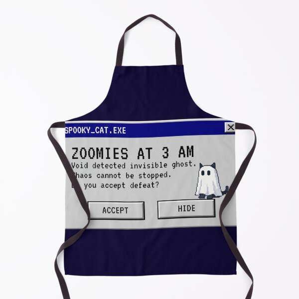 Item preview, Retro Pixel Spooky Cat EXE - Halloween Zoomies Error Message designed and sold by UnripeAlmond.