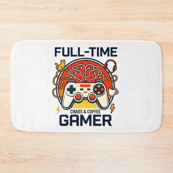 Item preview, Full Time Gamer Brain Powered By Chaos And Coffee designed and sold by Pyt27.