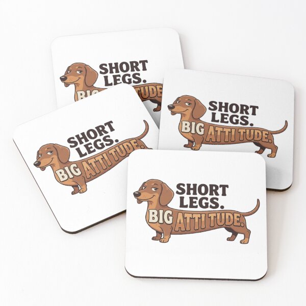 Item preview, Funny Dachshund Short Legs Big Attitude designed and sold by Amer16.