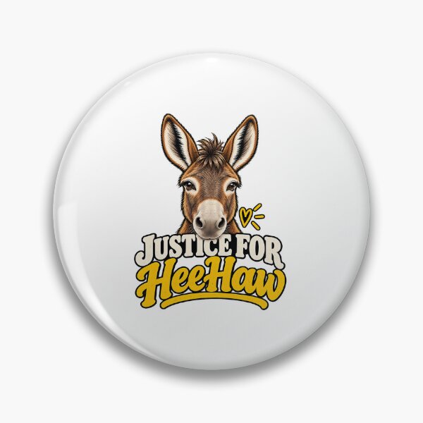 Item preview, Justice for HeeHaw Donkey Animal Rights Protest designed and sold by OddPopARt.