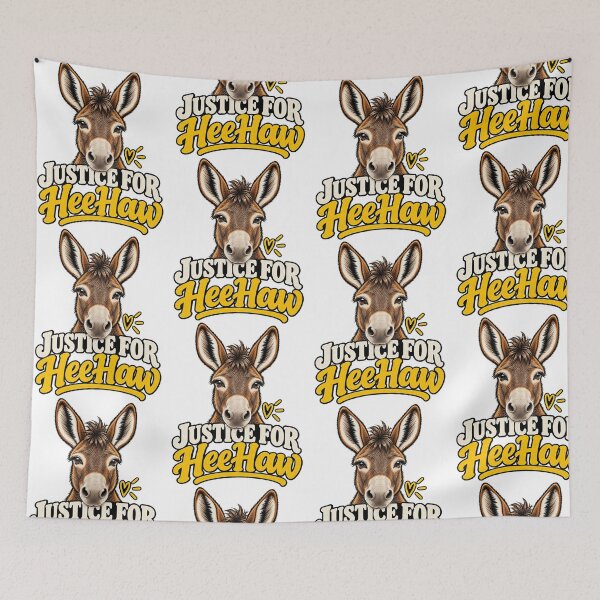 Item preview, Justice for HeeHaw Donkey Animal Rights Protest designed and sold by OddPopARt.