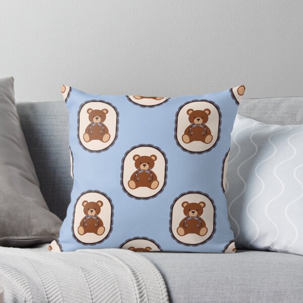 Item preview, Vintage Teddy Bear Blue Pattern designed and sold by jianina-alondra.