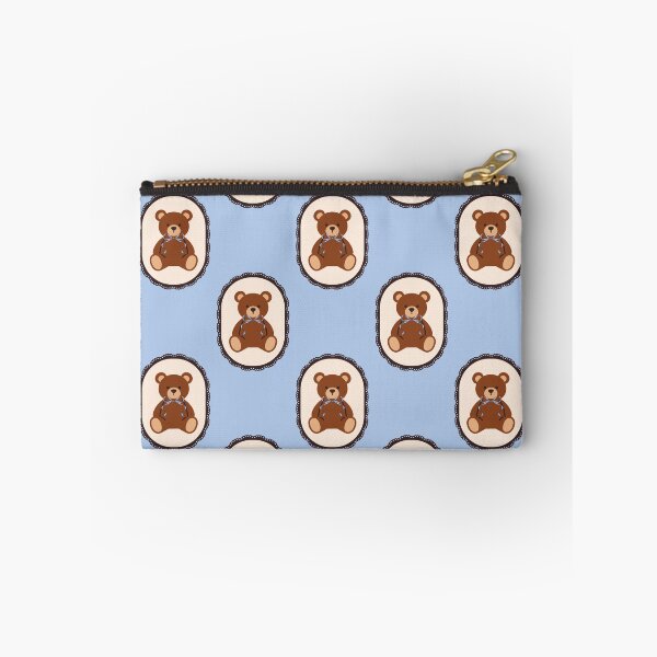 Item preview, Vintage Teddy Bear Blue Pattern designed and sold by jianina-alondra.