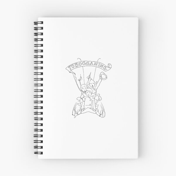 Item preview, Vintage Tobogganing Kids Winter Illustration designed and sold by Antique Science Press.