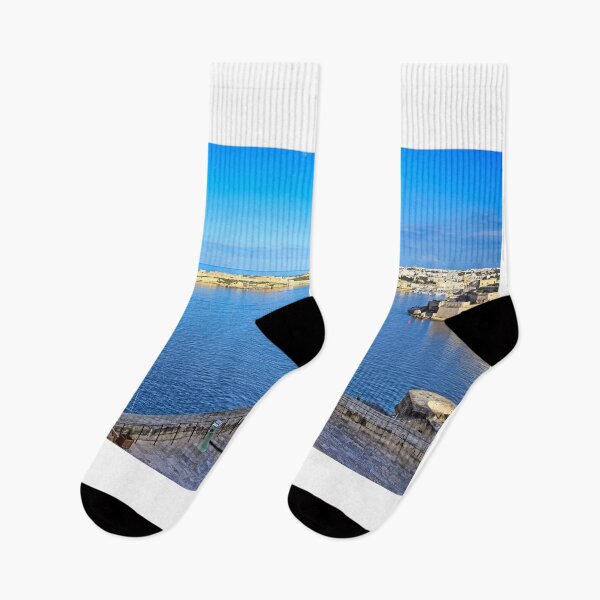 Item preview, View of Grand Harbour and Fort Ricasoli from Upper Barrakka Gardens in Valletta, Malta designed and sold by goceris.