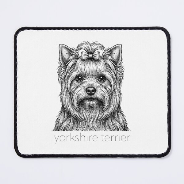 Item preview, Yorkshire Terrier Portrait Illustration designed and sold by SUP-R-Ts.