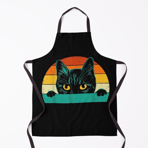 Item preview, Peeping Black Cat Vintage Retro Sunset Shirt designed and sold by Jessartsao.
