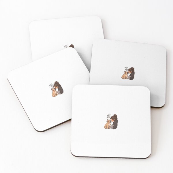 Item preview, French Bulldog Nose to Nose – Cute Dog Love Sticker designed and sold by CROFTARTS.