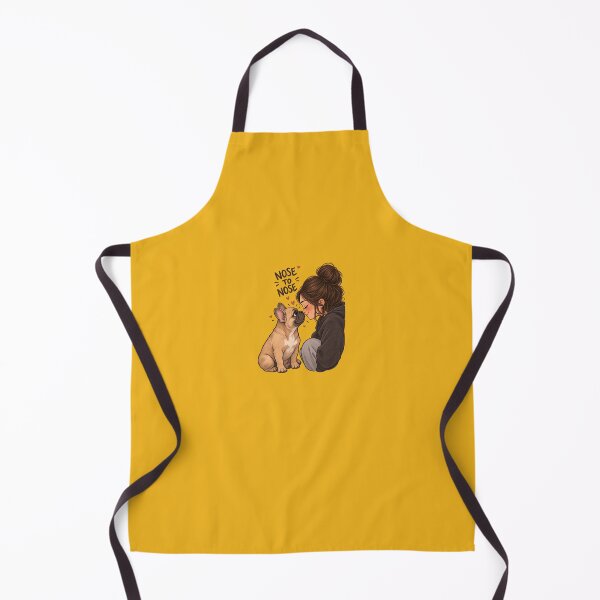 Item preview, French Bulldog Nose to Nose – Cute Dog Love Sticker designed and sold by CROFTARTS.