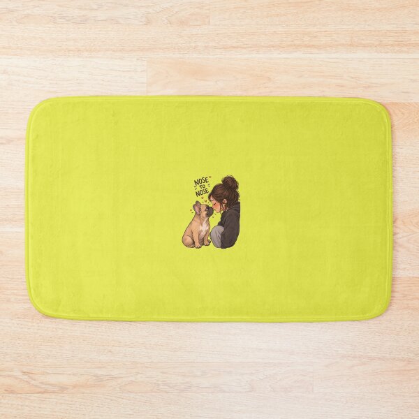 Item preview, French Bulldog Nose to Nose – Cute Dog Love Sticker designed and sold by CROFTARTS.