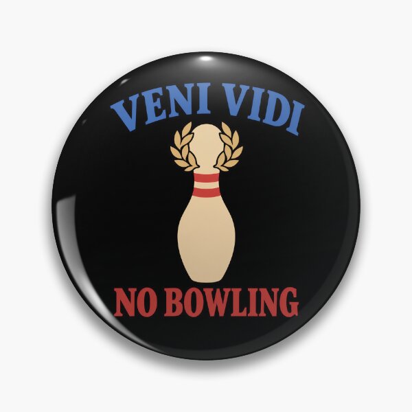 Item preview, Veni Vidi No Bowling Funny Roman History Bowling Joke designed and sold by TeeTimeTreasure.