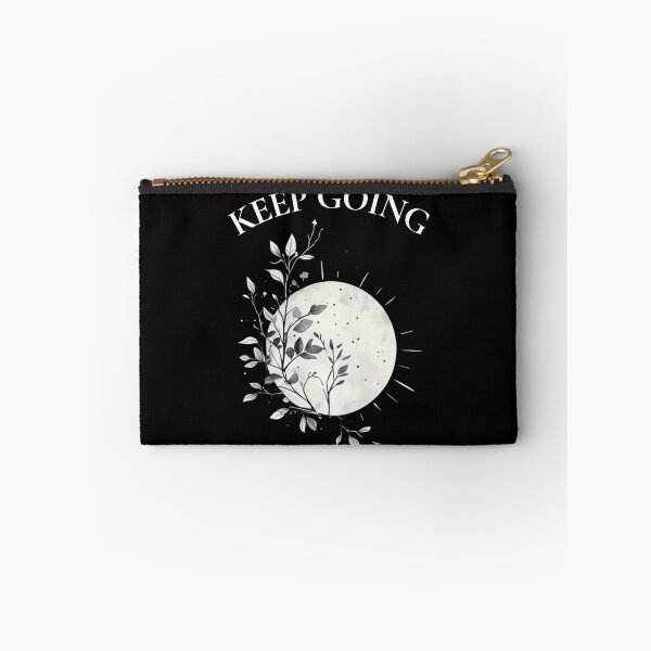 Item preview, Keep Going - Minimalist Celestial Moon & Botanical Female Empowerment Quote designed and sold by emiliacreations.