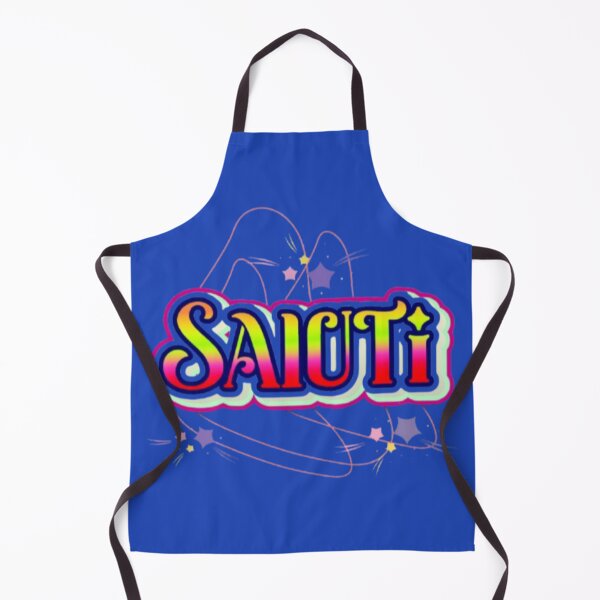 Item preview, Saluti Italian Word For Greetings Retro Starburst Typography Art designed and sold by Miheerala.