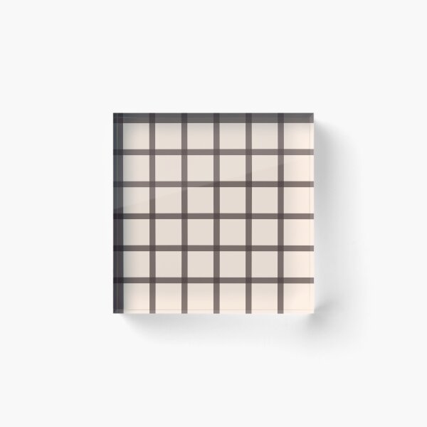 Item preview, Minimalist Brown Neutral Plaid Pattern designed and sold by jianina-alondra.