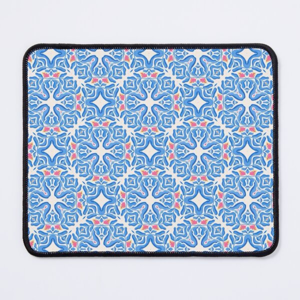 Item preview, Vintage Moroccan Blue and White Tile Pattern designed and sold by ECE Love.