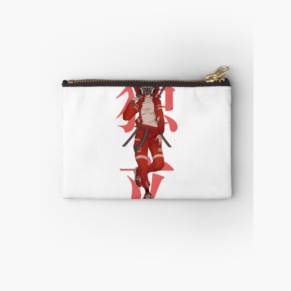 Item preview, Red Samurai Girl Warrior Illustration with Traditional Armor and Katana designed and sold by gyianas.