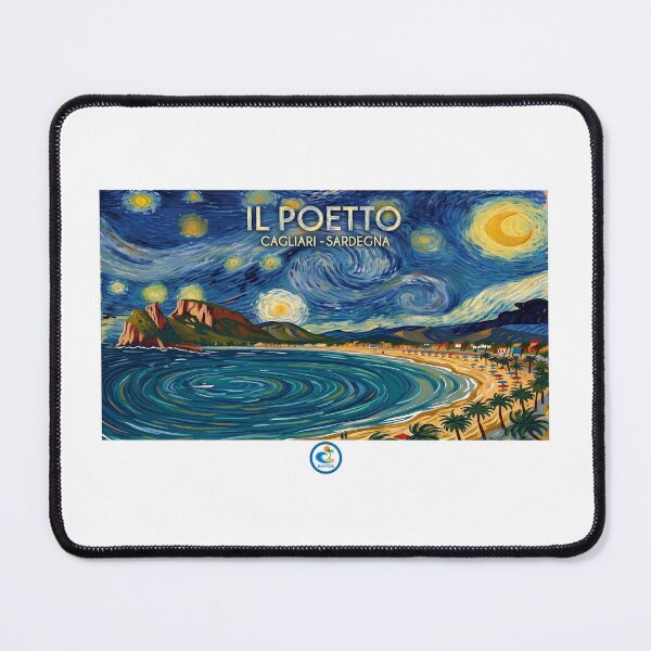 Item preview, Il Poetto di notte_orizzontale designed and sold by Raditzis.