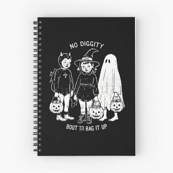 Item preview, No Diggity Bout to Bag It Up Halloween Witch Ghost Trick or Treating designed and sold by OddPopARt.
