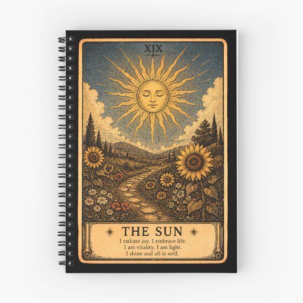 Item preview, The Sun Tarot Card - Joy, Success & Positive Art designed and sold by ArcanaAbsolute.
