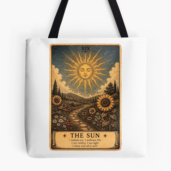 Item preview, The Sun Tarot Card - Joy, Success & Positive Art designed and sold by ArcanaAbsolute.