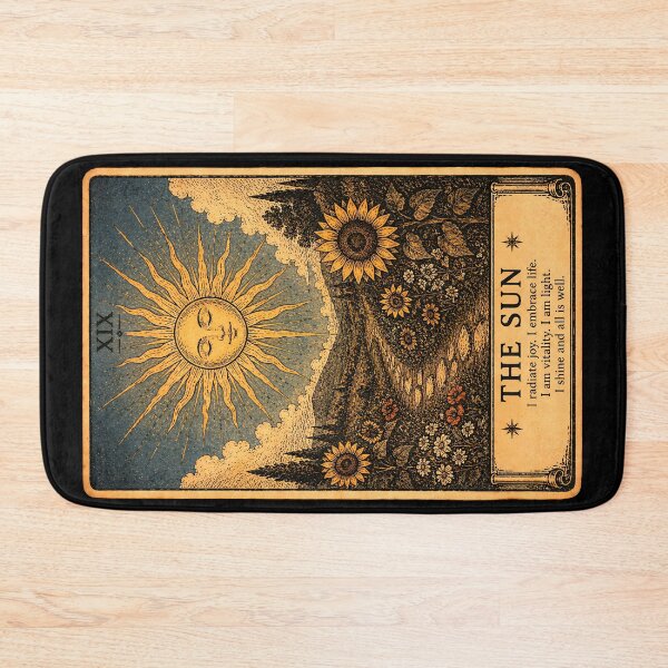 Item preview, The Sun Tarot Card - Joy, Success & Positive Art designed and sold by ArcanaAbsolute.