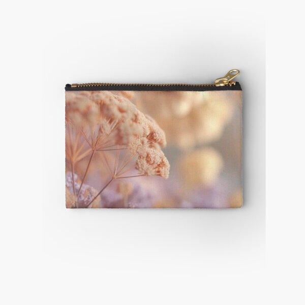 Item preview, Soft Pastel Peach Pumpkin and Lavender Dried Flowers — Dreamy Aesthetic Autumn Print designed and sold by LYAN-STORE.