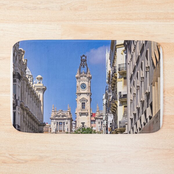Item preview, Valencia City Hall Clock Tower and Ayuntamiento Building in Spain designed and sold by goceris.