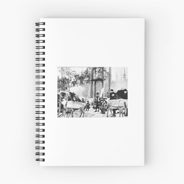 Item preview, Vintage Siberian Reindeer Camp Historic Photo designed and sold by Antique Science Press.
