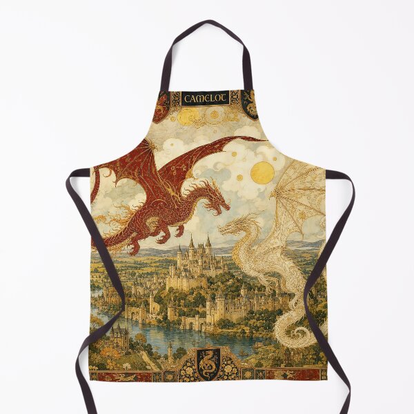 Item preview, The Dragons of Camelot | Arthurian Dragon Wall Art designed and sold by Stoneflower-Art.
