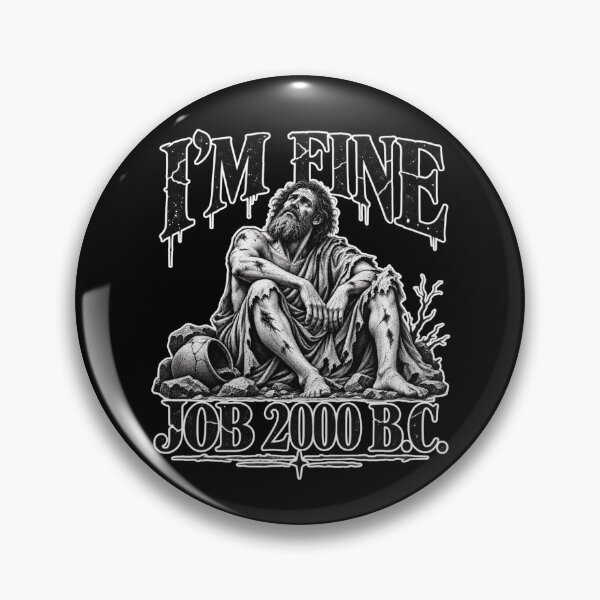 Item preview, Fine Job 2000 BC Biblical Humor designed and sold by DarkRelicStudio.
