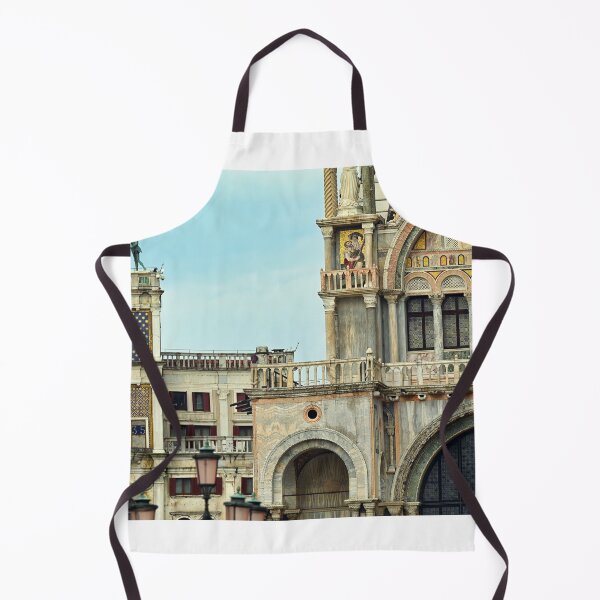 Item preview, St Marks Clock Tower and Facade of Saint Marks Basilica in Venice Italy designed and sold by goceris.