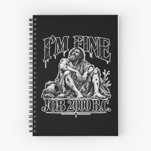 Item preview, Fine Job 2000 BC Biblical Humor designed and sold by DarkRelicStudio.