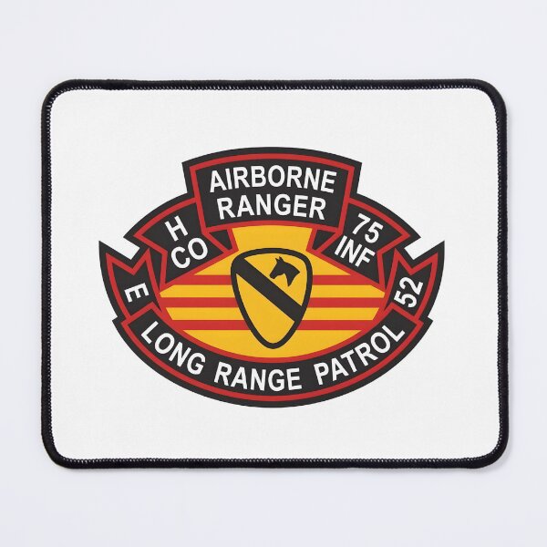 Item preview, US Army Company E 52nd Infantry Long Range Patrol Airborne Ranger Patch designed and sold by CharlieDesings.