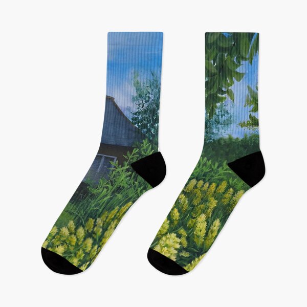 Item preview, Country Cabin Garden - Yellow Blooms designed and sold by lanaverera.