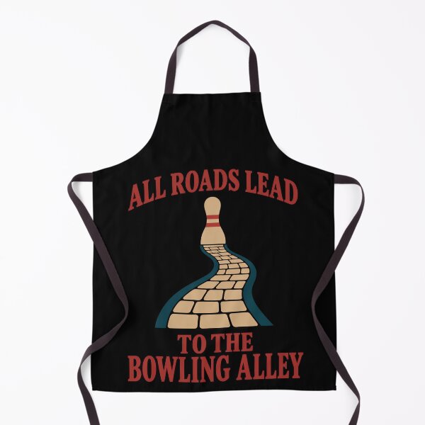 Item preview, All Roads Lead to the Bowling Alley Funny Roman Bowling Joke designed and sold by TeeTimeTreasure.